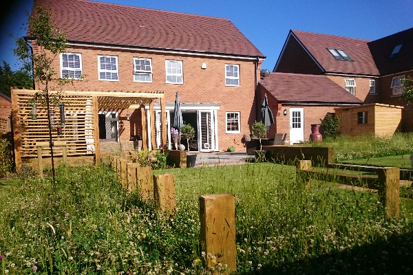 new build garden design