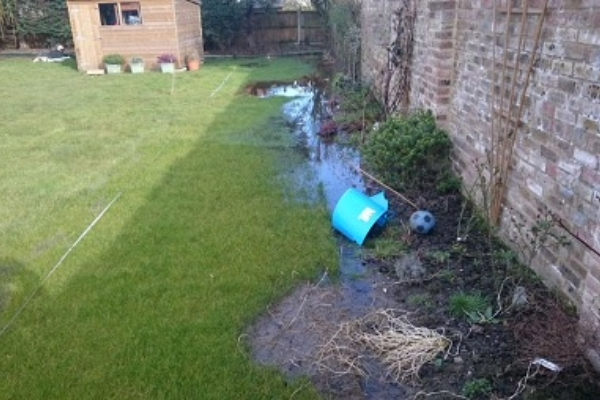 improve garden drainage