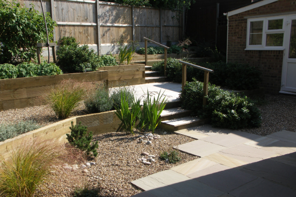 after garden restoration